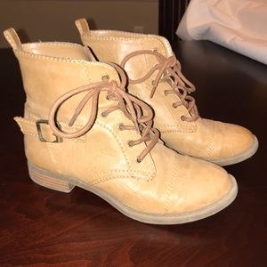 Pacsun Tan Combat Boots